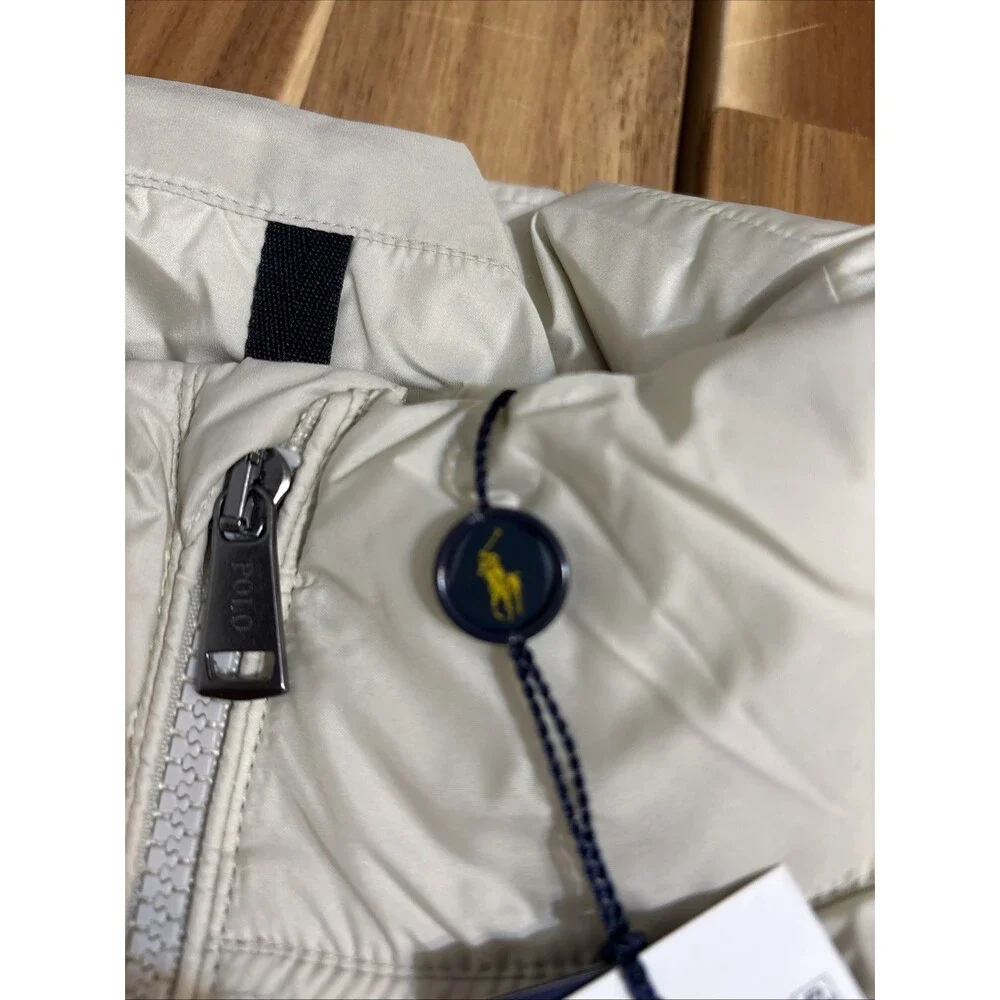 Polo Ralph Lauren Classic Puffer Vest Basic Sand Size Small NWT $198 - Picture 11 of 12